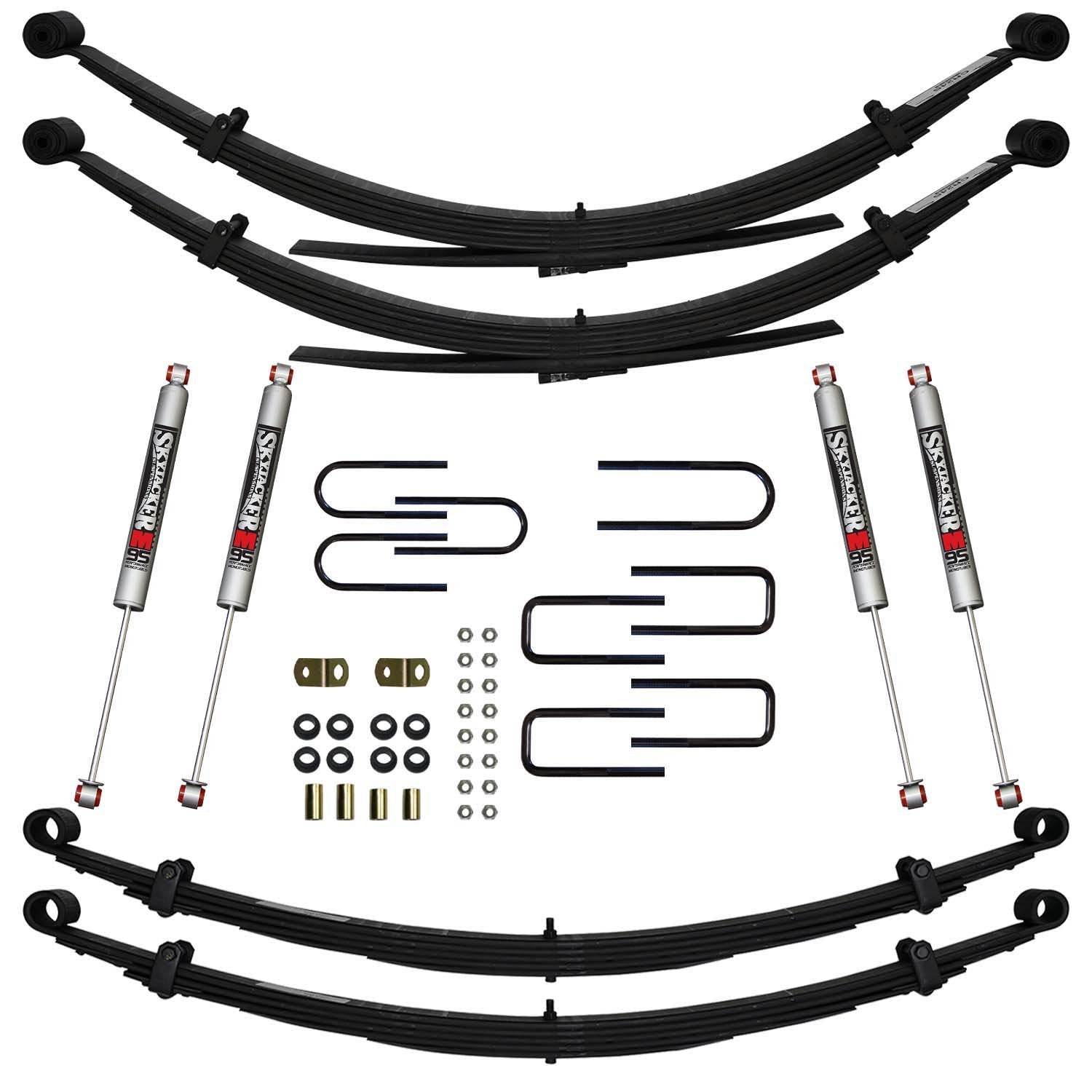 4 in. Lift System w/ M95 Performance Shocks <br> 69-72 Chevy/GMC K-Series Suburban