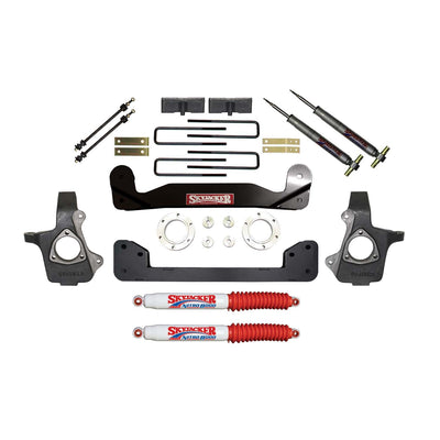 3.5-4in. Suspension Lift Kit w/Shocks <br> 07-12 Chevy Silverado, GMC Sierra 1500