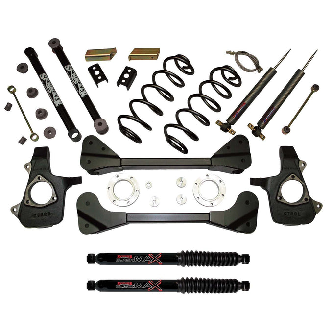 3.5-4 in. Component Box w/ Rr Coils <br> 07-13 Chevrolet Avalanche Suburban, GMC Yukon XL 1500