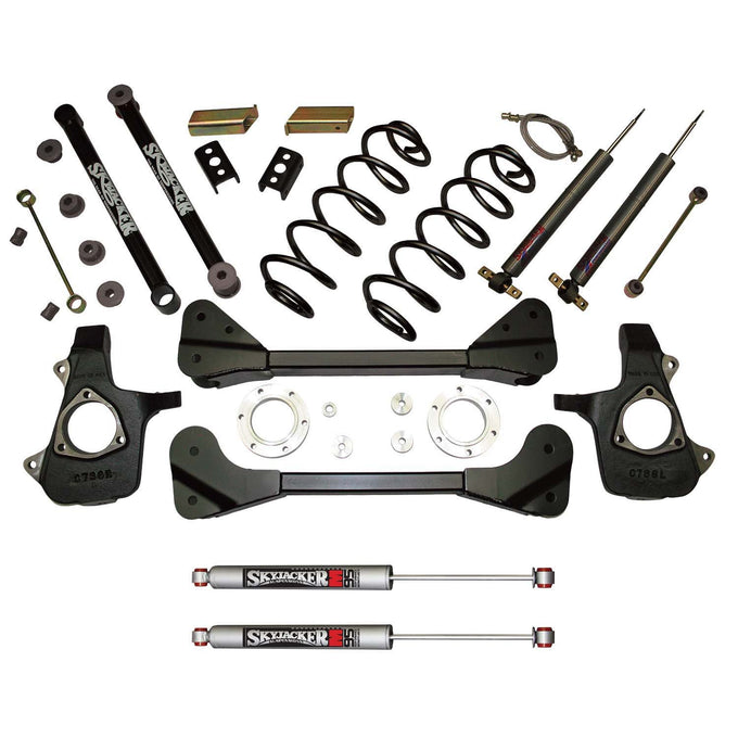 3.5-4 in. Component Box w/ Rr Coils <br> 07-13 Chevrolet Avalanche Suburban, GMC Yukon XL 1500