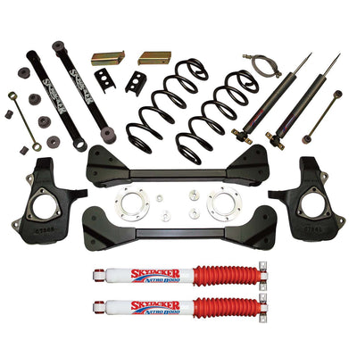 3.5-4 in. Component Box w/ Rr Coils <br> 07-13 Chevrolet Avalanche Suburban, GMC Yukon XL 1500