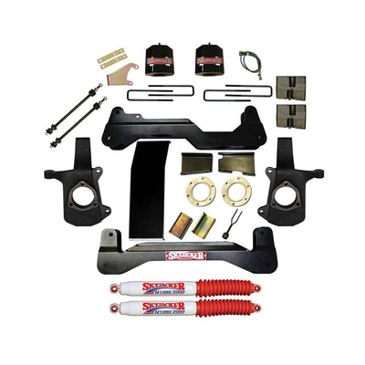 6 in. Lift Kit w/ Fr Spacers and Rr Blocks <br> 07-12 Chevy Silverado, GMC Sierra 1500