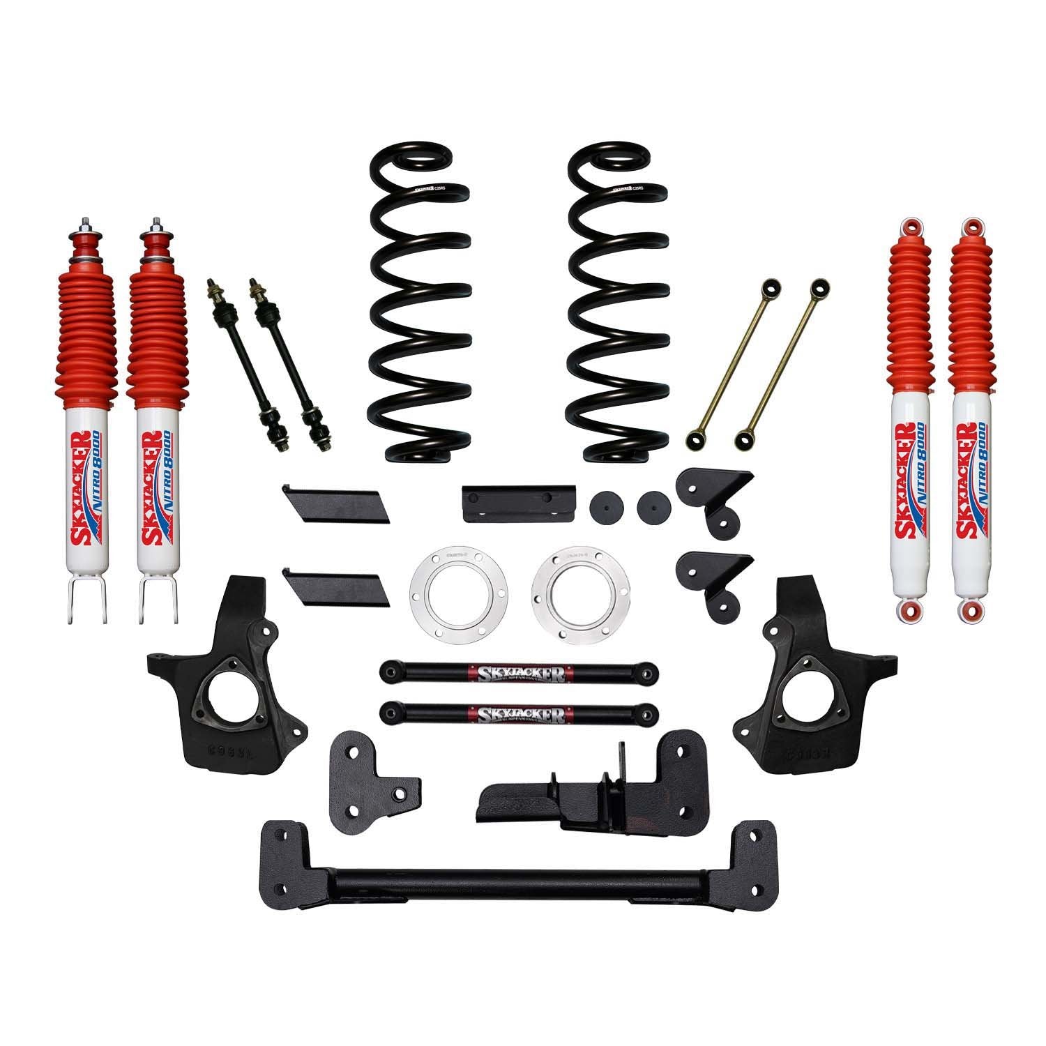 3 in. Fr Strut Spacer Kit with Rr Coils <br> 02-06 Chevrolet Avalanche, GMC Yukon XL 1500
