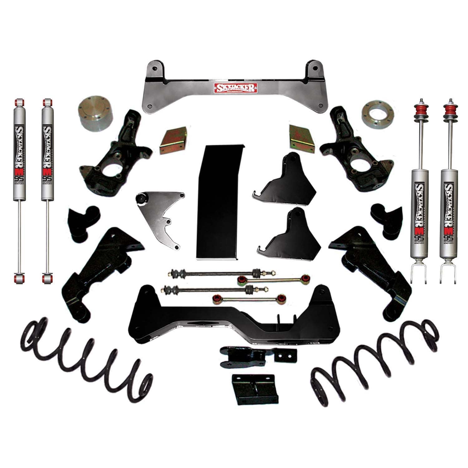 6 in. Suspension Lift Kit with Rr Coils <br> 02-06 Chevrolet Avalanche Suburban, GMC Yukon XL 1500