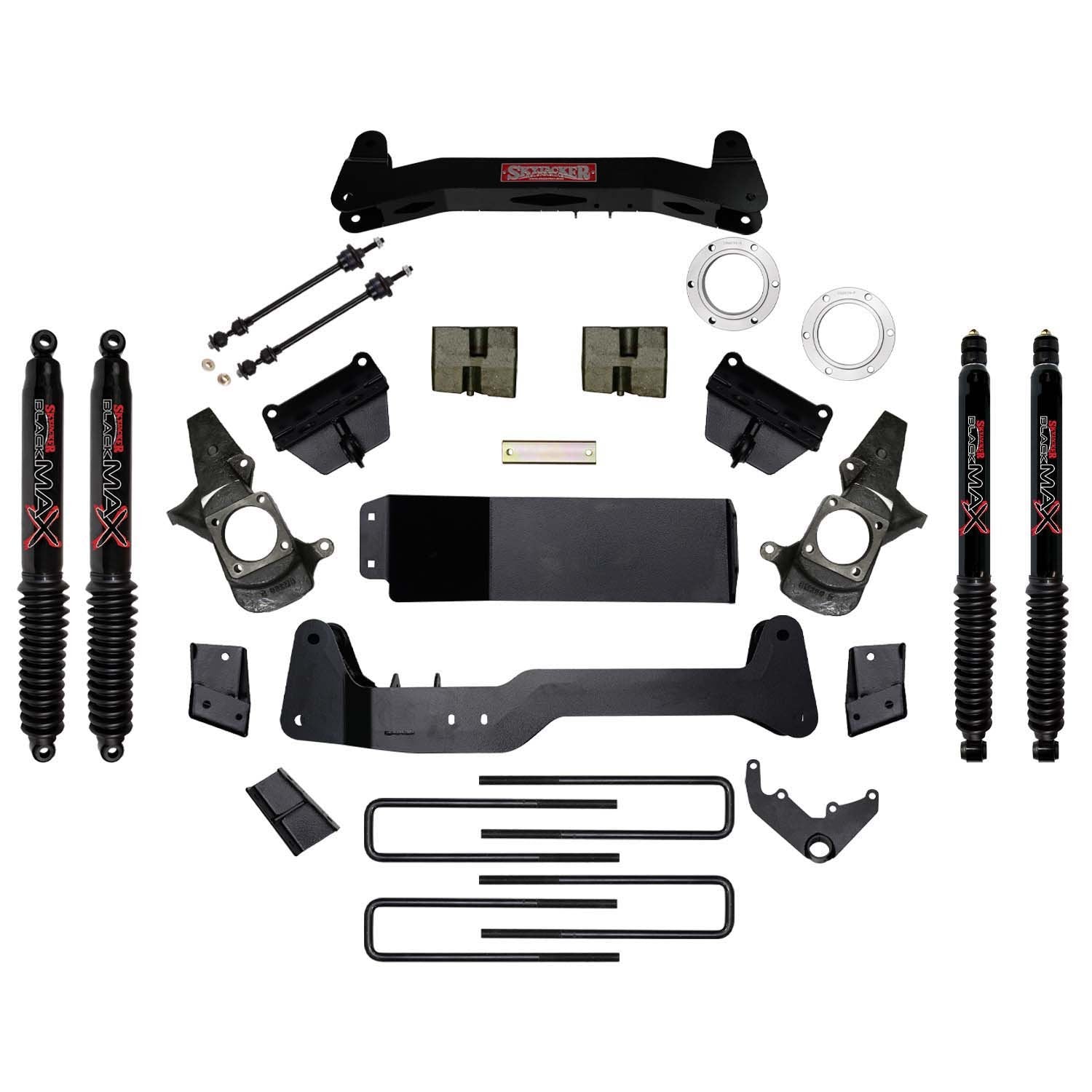 6 in. Suspension Lift Kit w/Shock <br> 02-05 Chevrolet Avalanche, GMC Yukon XL 2500