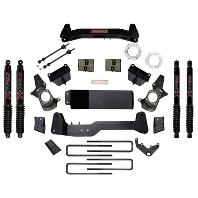 6 in. Suspension Lift Kit w/Shock <br> 02-05 Chevrolet Avalanche, GMC Yukon XL 2500