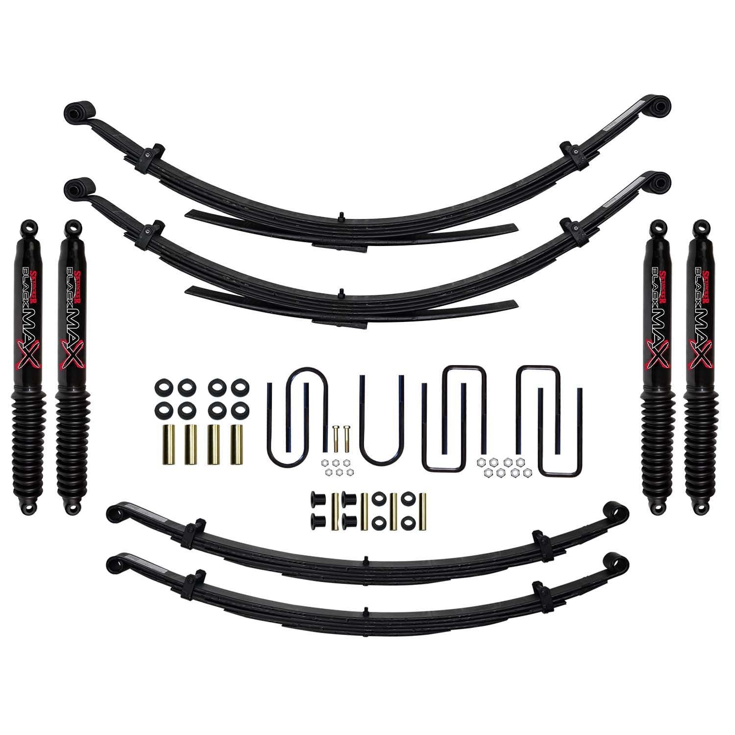 2.5 in. Lift System w/ Black MAX Shocks <br> 87-91 Dodge W250 W350