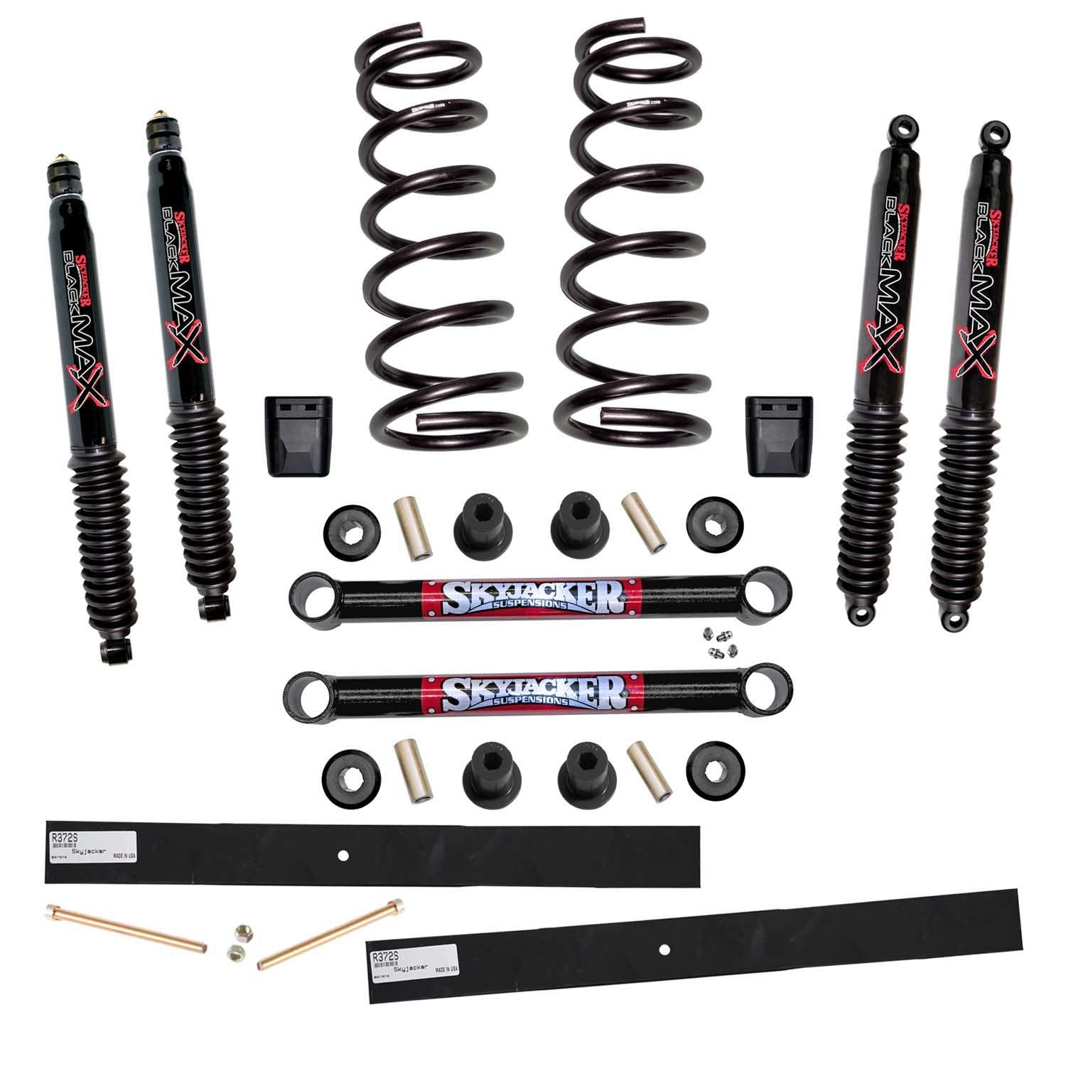 2-2.5 in. Lift Kit w/ Black MAX Shocks <br> 94-02 Dodge Ram 2500 3500