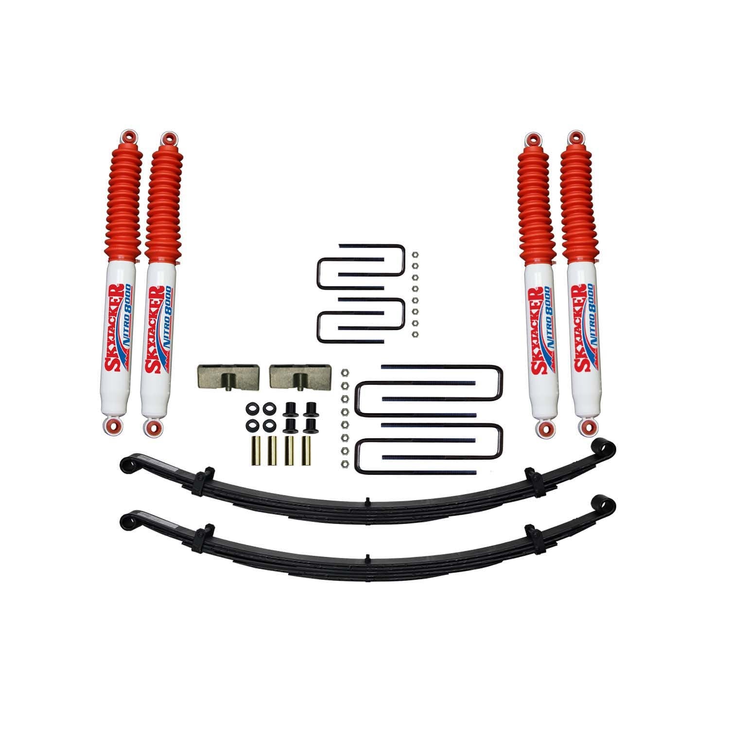4in. Suspension Lift Kit w/Shocks <br> 68-74 Dodge W100 W200 Pickup Series