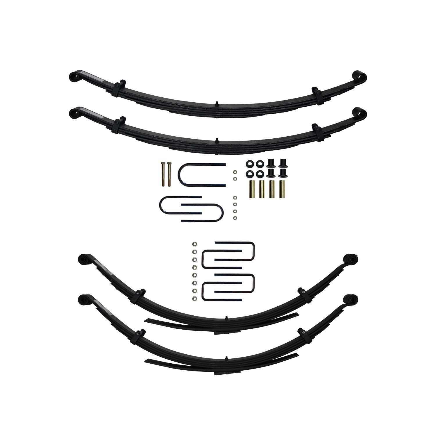4 in. Lift System w/ Fr and Rr Leaf Springs <br> 75-93 Dodge Ramcharger W150 W200 W250