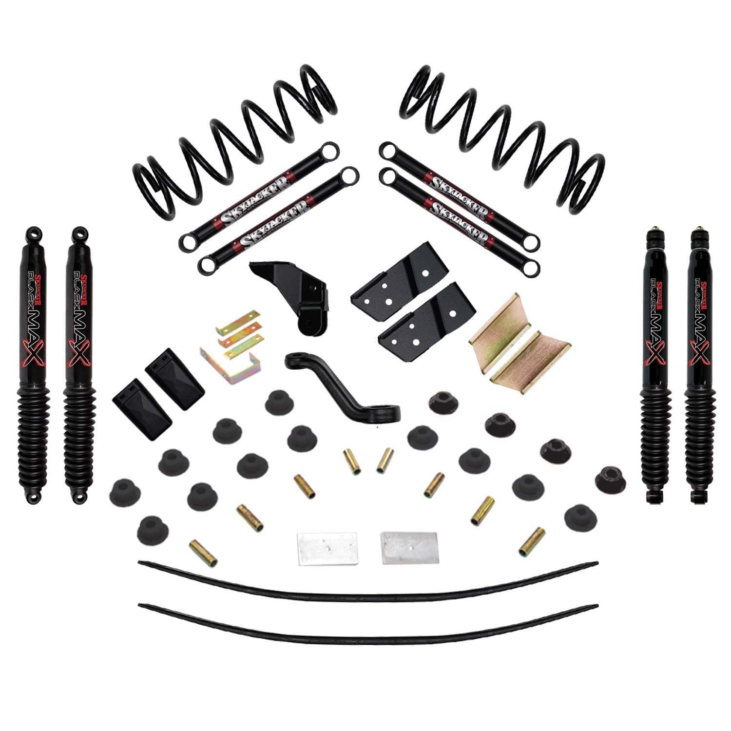 6 in. Lift Kit w/ Black MAX Shocks <br> 10-12 Dodge Ram 2500 3500