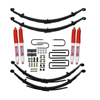 4 in. Lift Kit w/ Fr and Rr Leaf Springs <br> 92-93 Dodge W250 W350