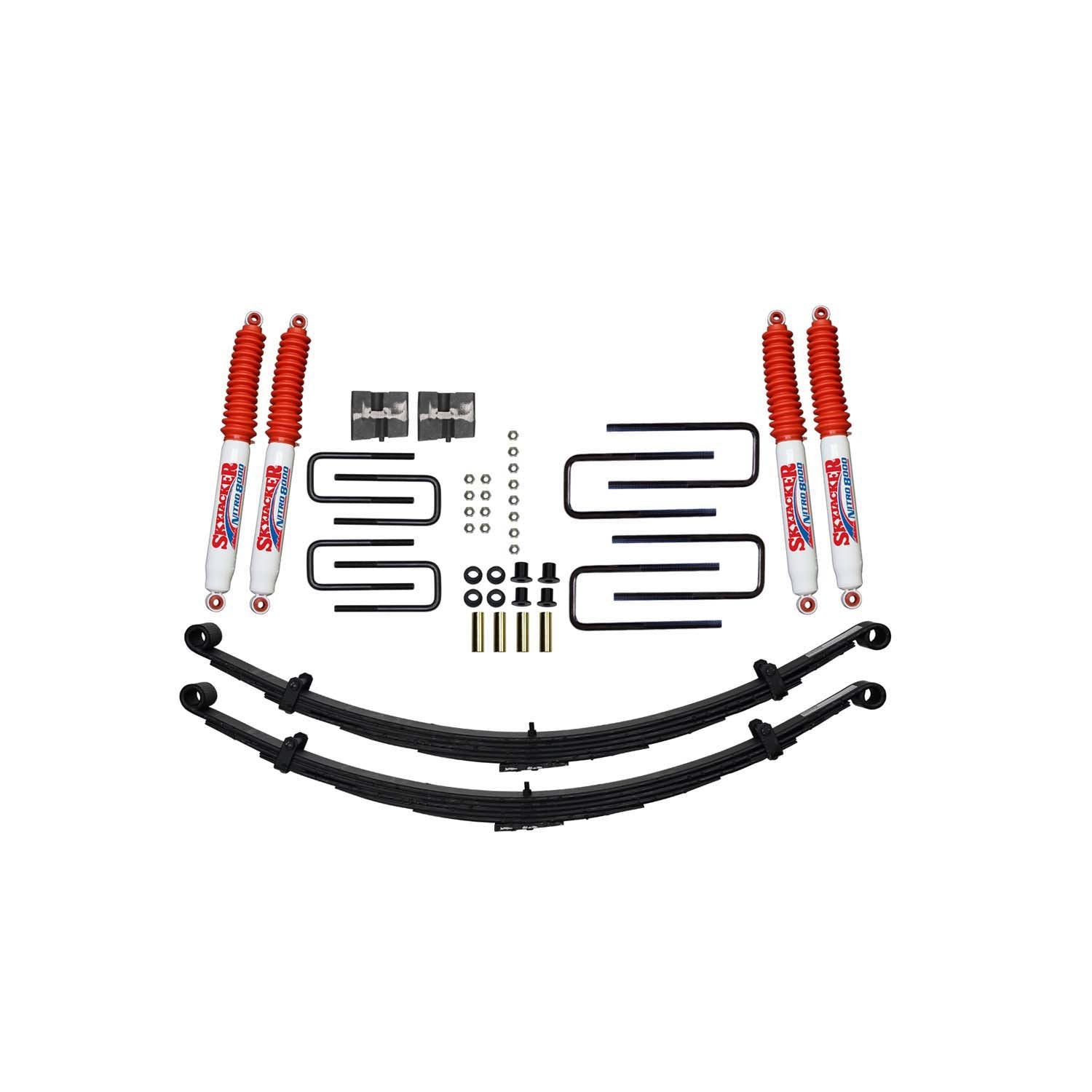 6 in. Lift Kit with Front Springs and Rr Blocks <br> 68-74 Dodge W100 W200 Pickup Series