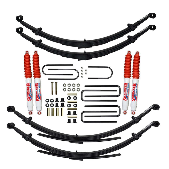 6 in. Suspension Lift with Fr and Rr Leaf Springs <br> 87-91 Dodge W250 W350
