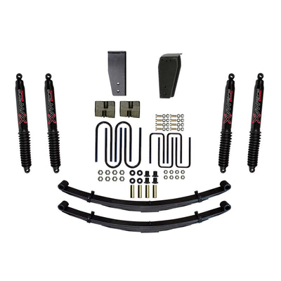 6 in. Lift Kit w/ Black MAX Shocks <br> 80-98 Ford F-250 Ford F-350
