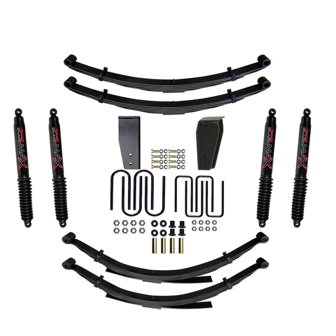 6 in. Lift System w/ Black MAX Shocks <br> 80-98 Ford F-250 Ford F-350