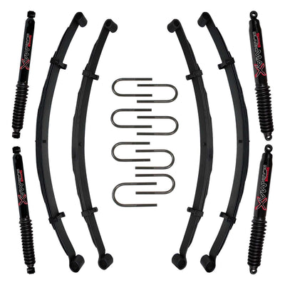 2-2.5 in. Lift Kit w/ Black MAX Shocks <br> 81-86 Jeep Scrambler CJ5 CJ7