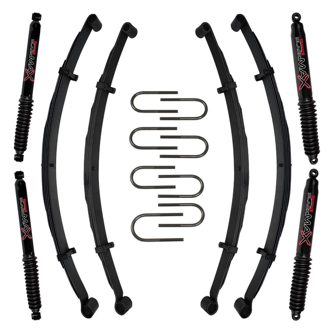 2-2.5 in. Lift Kit w/ Black MAX Shocks <br> 81-86 Jeep Scrambler CJ5 CJ7