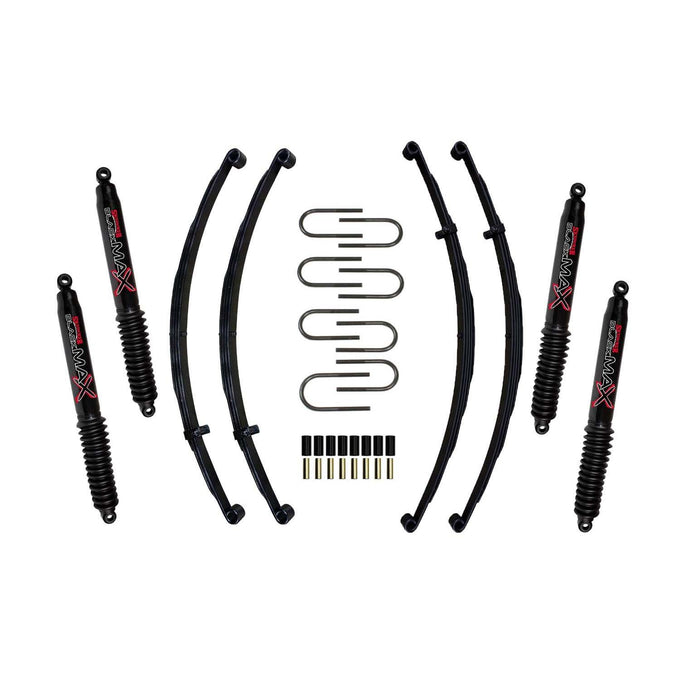 2-2.5 in. Lift Kit w/ Black MAX Shocks <br> 59-60,66-75 Jeep CJ5 CJ6£¬ 55-58 Willys