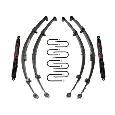 3.5-4 in. Lift Kit w/ Black MAX Shocks <br> 59-60,66-75 Jeep CJ5 CJ6£¬ 55-58 Willys