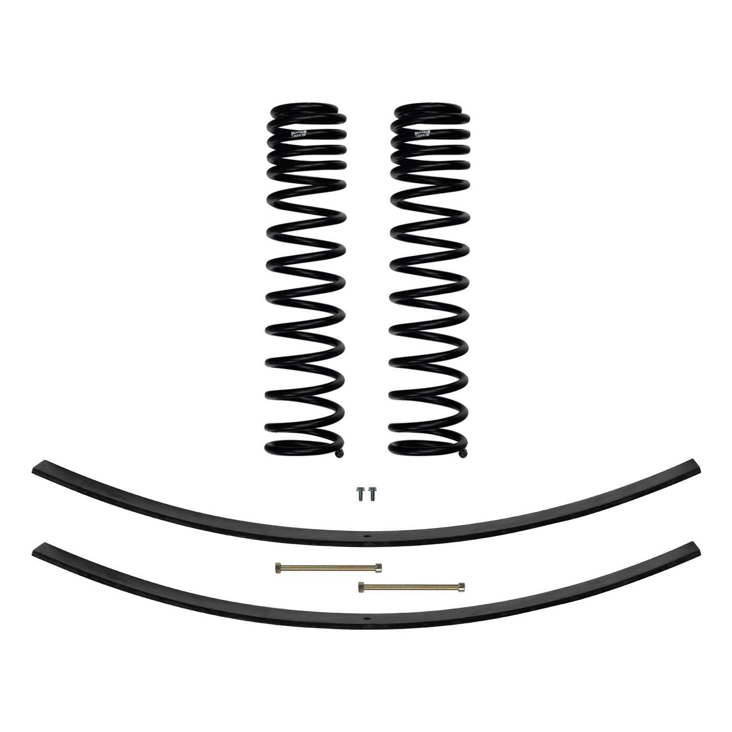 3 in. Component Box w/ Coil Springs and Leaf <br> 84-01 Jeep Cherokee