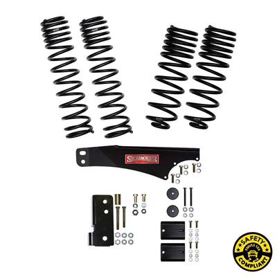 2.5 in. Component Box w/ Coil Springs <br> 07-17 Jeep Wrangler, 2018 Wrangle JK