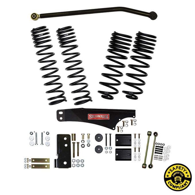 3.5 in. Component Box w/ Coil Springs <br> 07-17 Jeep Wrangler, 2018 Wrangle JK