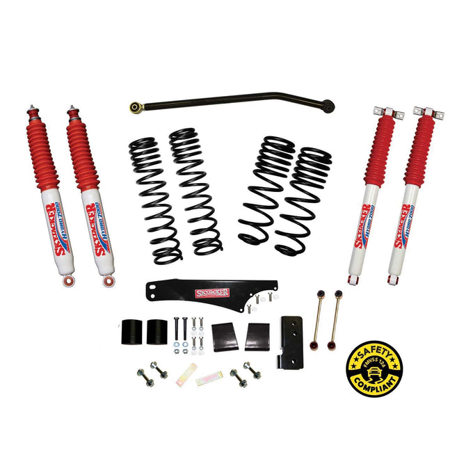 3.5-4 in. Long Travel Lift <br> 07-17 Jeep Wrangler, 2018 Wrangle JK