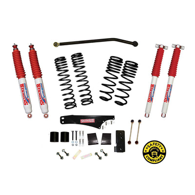 3.5-4 in. Long Travel Lift <br> 07-17 Jeep Wrangler, 2018 Wrangle JK