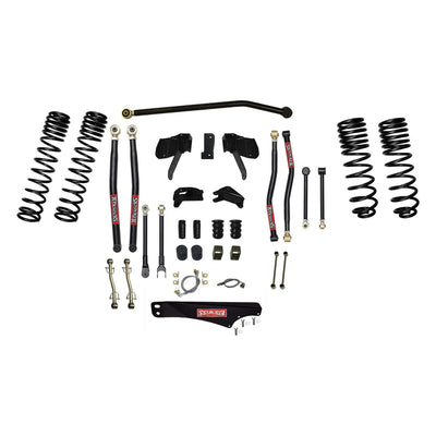 6 in. Dual Rate Long Travel Long Arm Lift Kit <br> 07-18 Jeep Wrangler, 2018 Wrangle JK