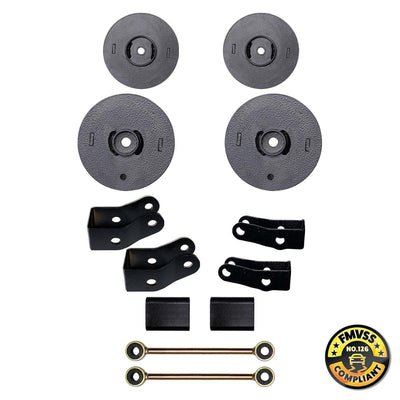 2.5 In. Lift w/Metal Spacers and Shock Brackets <br> 21-22 Jeep Wrangler