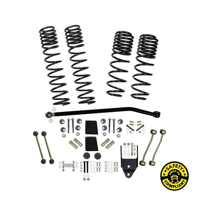 4 in. Component Box w/ Coil Springs <br> 18-22 Jeep Wrangler