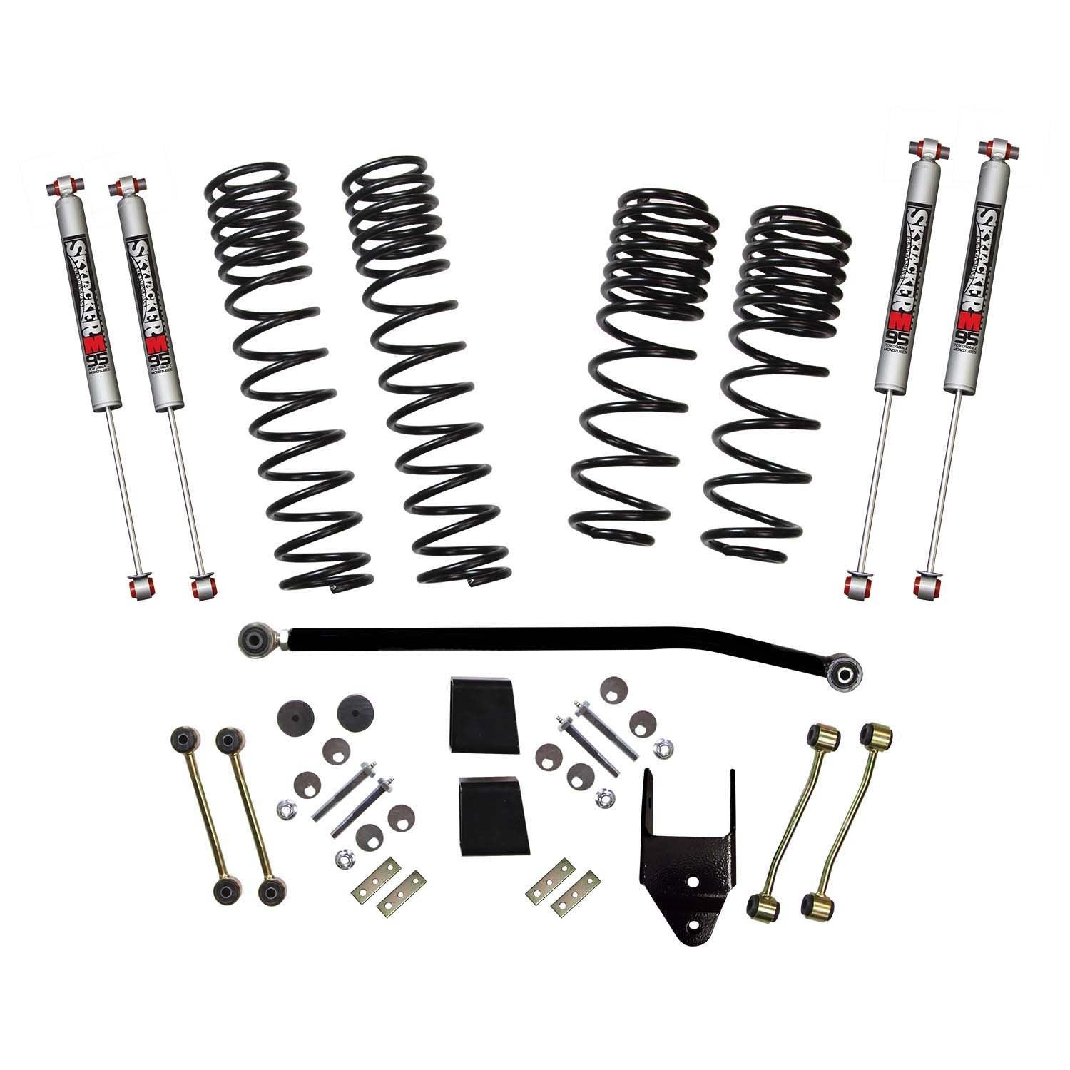 3.5 in. Dual Rate-Long Travel Lift Kit w/Shocks <br> 2020 Jeep Wrangler