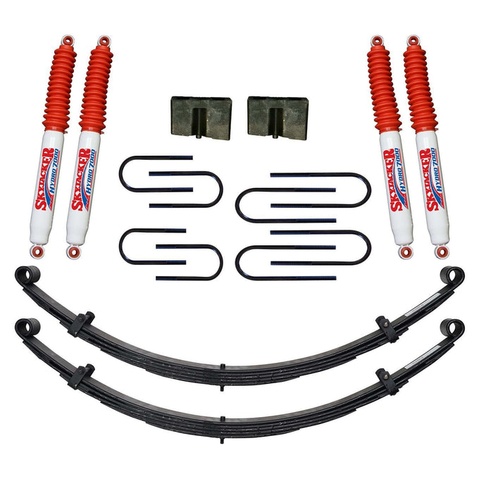 3.5-4 in. Lift Kit w/ Hydro Shocks <br> 74-83 Jeep Cherokee Wagoneer, 74-88 J10 J20