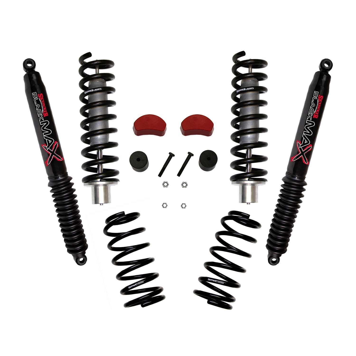 2.5 in. Lift Kit w/ Black MAX Shocks <br> 02-07 Jeep Liberty