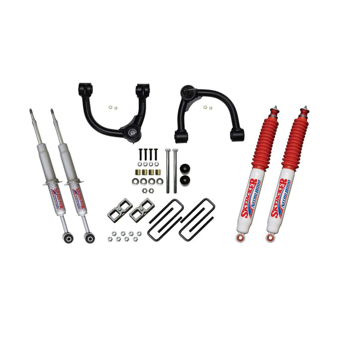 3 in. Upper A-Arm Kit w/ Rr Blocks and Shocks <br> 05-15 Toyota Tacoma