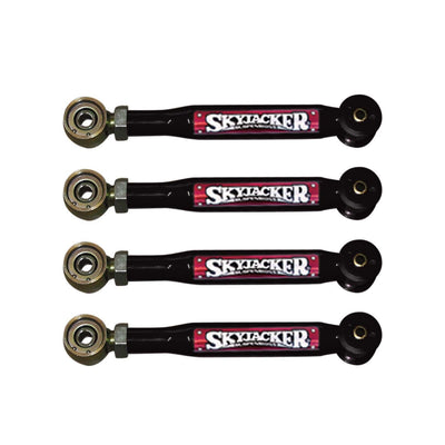 0-4 in. Fr and Rr Adjustable Lower Flex Links <br> 97-06 Jeep Wrangler TJ