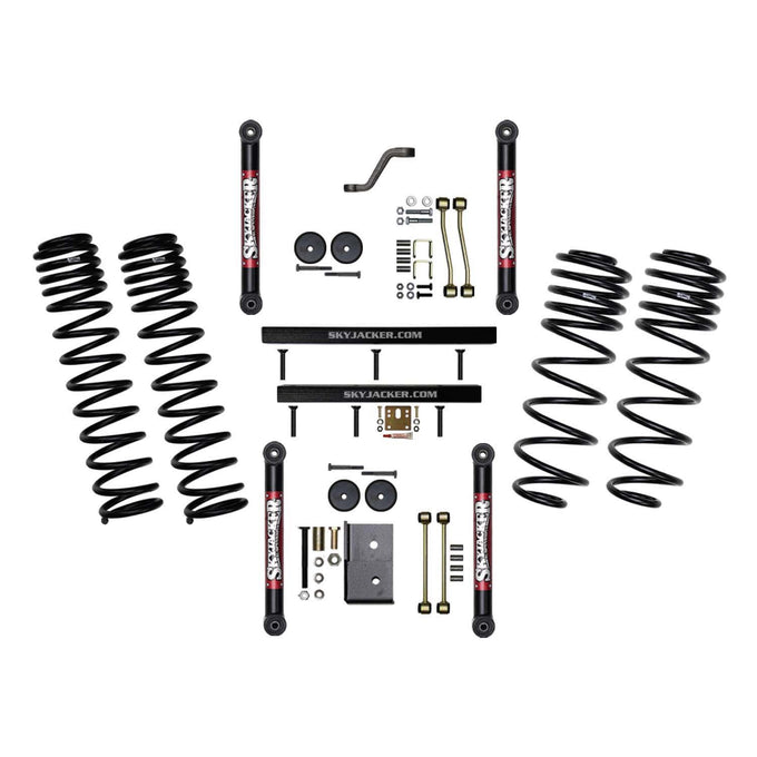 4 in. Component Box w/ Coil Springs <br> 03-06 Jeep Wrangler TJ