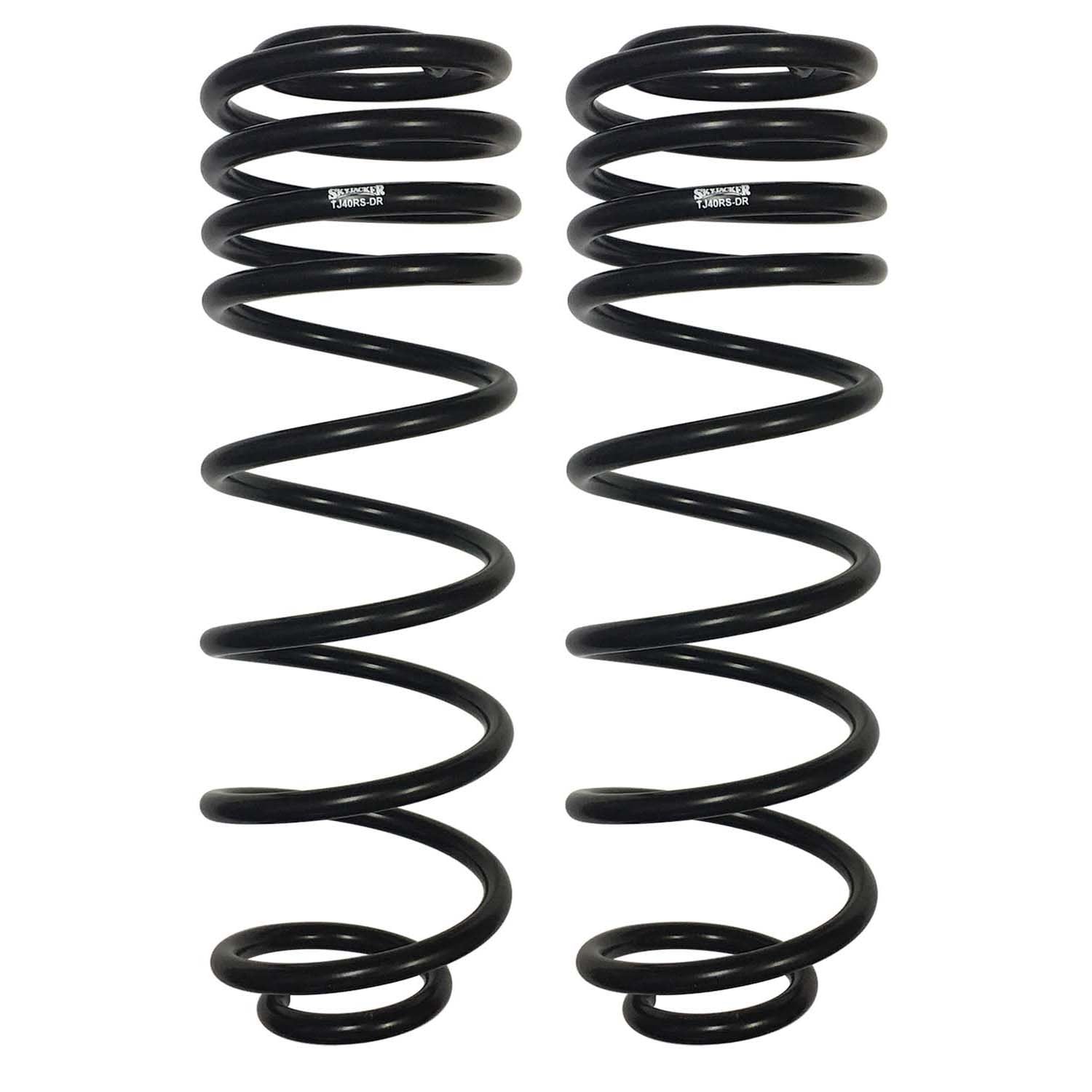 4 in. Rr Dual Rate Long Travel Coil Springs <br> 97-06 Jeep Wrangler TJ