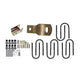 Fr Shackle Kit for YJ25 YJ45 <br> 87-95 Jeep Wrangler