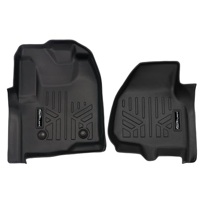 Floor Mats 1st Row Liner Set <br> 11-12 Ford F-250 / F-350 /F-450 / F-550 Super Duty