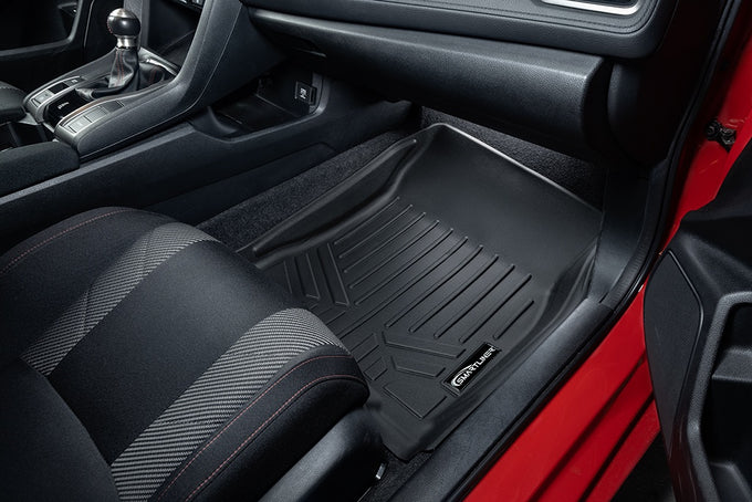 Floor Mats 1st Row Liner Set <br> 16-21 Honda Civic (Fits Sedan Or Hatchback )