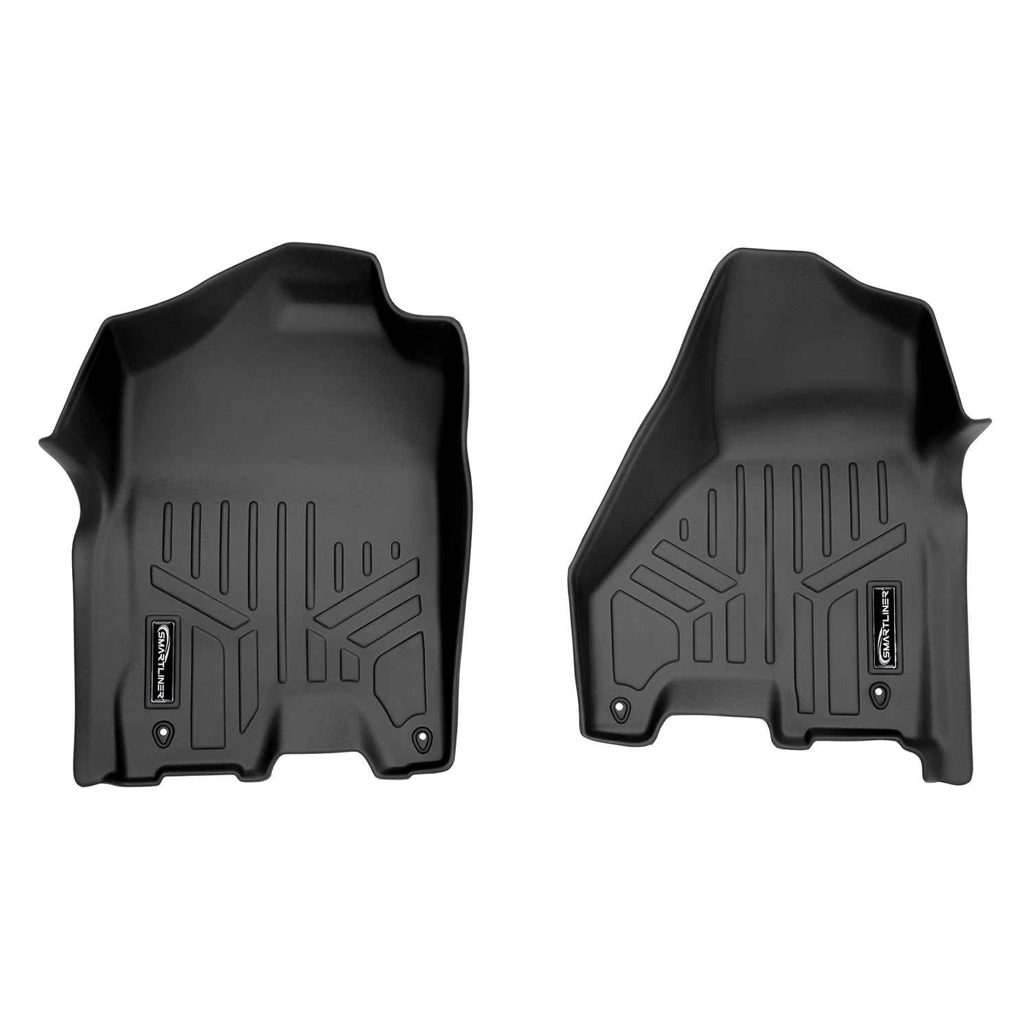 Floor Mats 1st Row Liner Set <br> 12-22 RAM 1500/2500/3500 Crew or Mega Cab