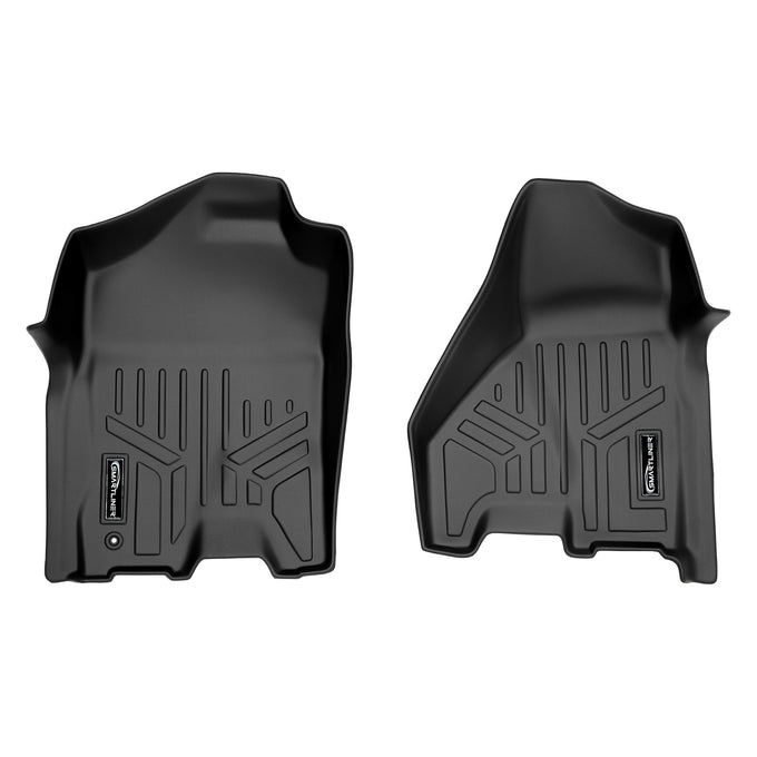 Floor Mats 1st Row Liner Set <br> 09¨C12 Dodge/RAM 1500¨C3500 Crew/Mega Cab