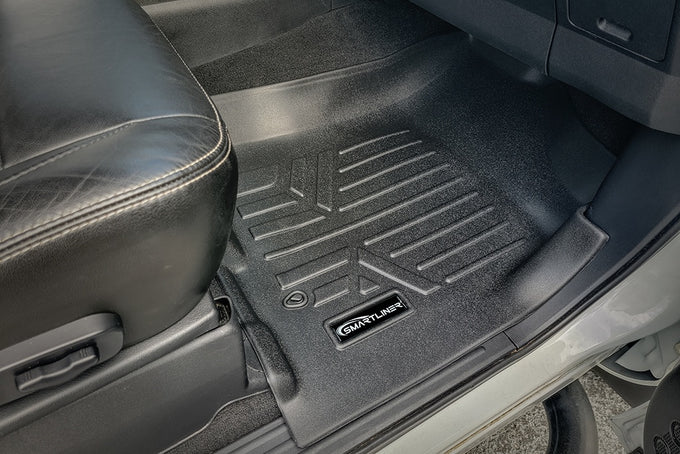 Floor Mats 1st Row Liner Set <br> 08-10 Infiniti QX56 08-15 Nissan Armada/Titan