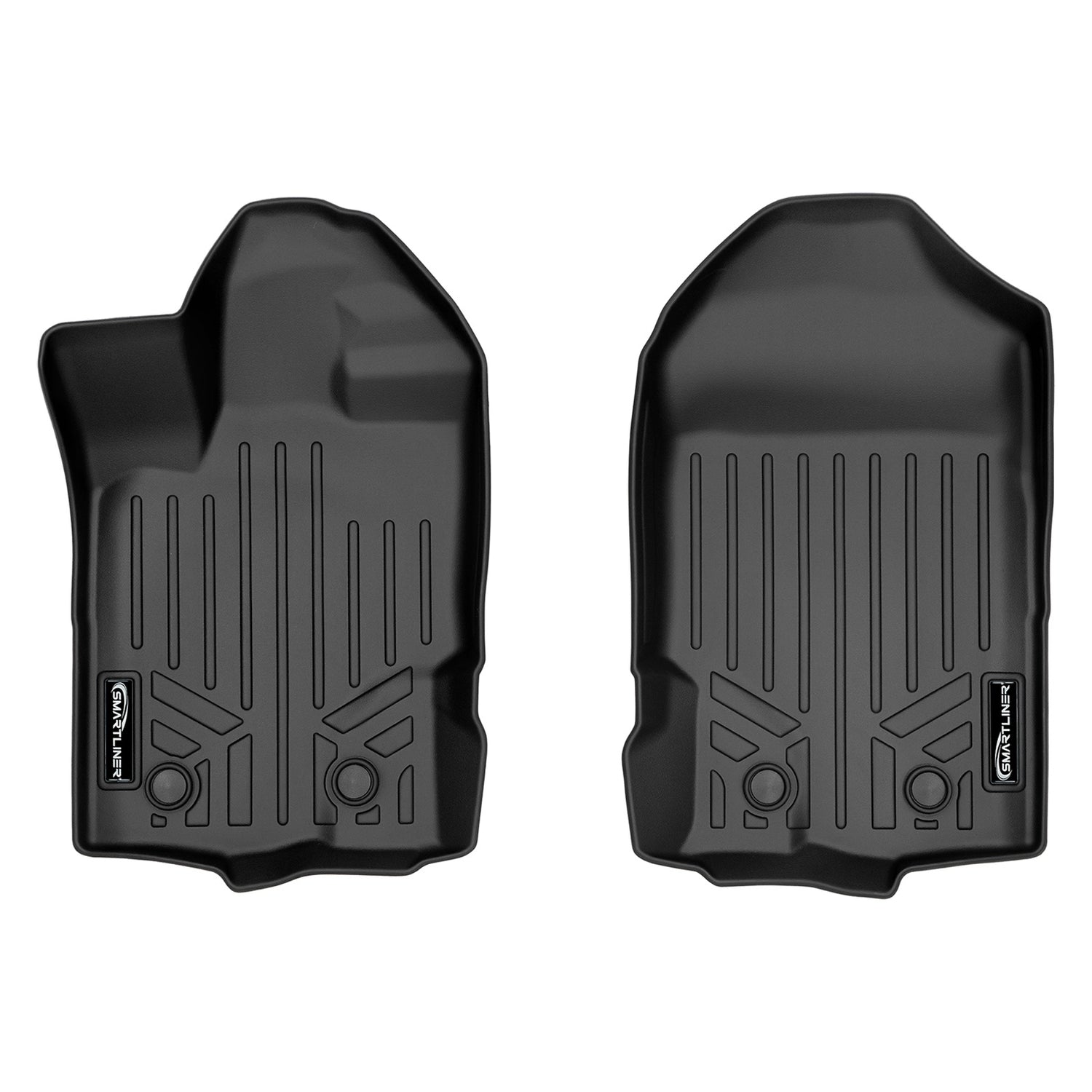 Floor Mats 1st Row Liner Set <br> 19-21 Ford Ranger SuperCrew Cab