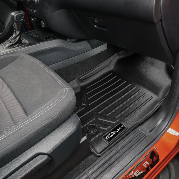 Floor Mats 1st Row Liner Set <br> 19-21 Ford Ranger SuperCrew Cab