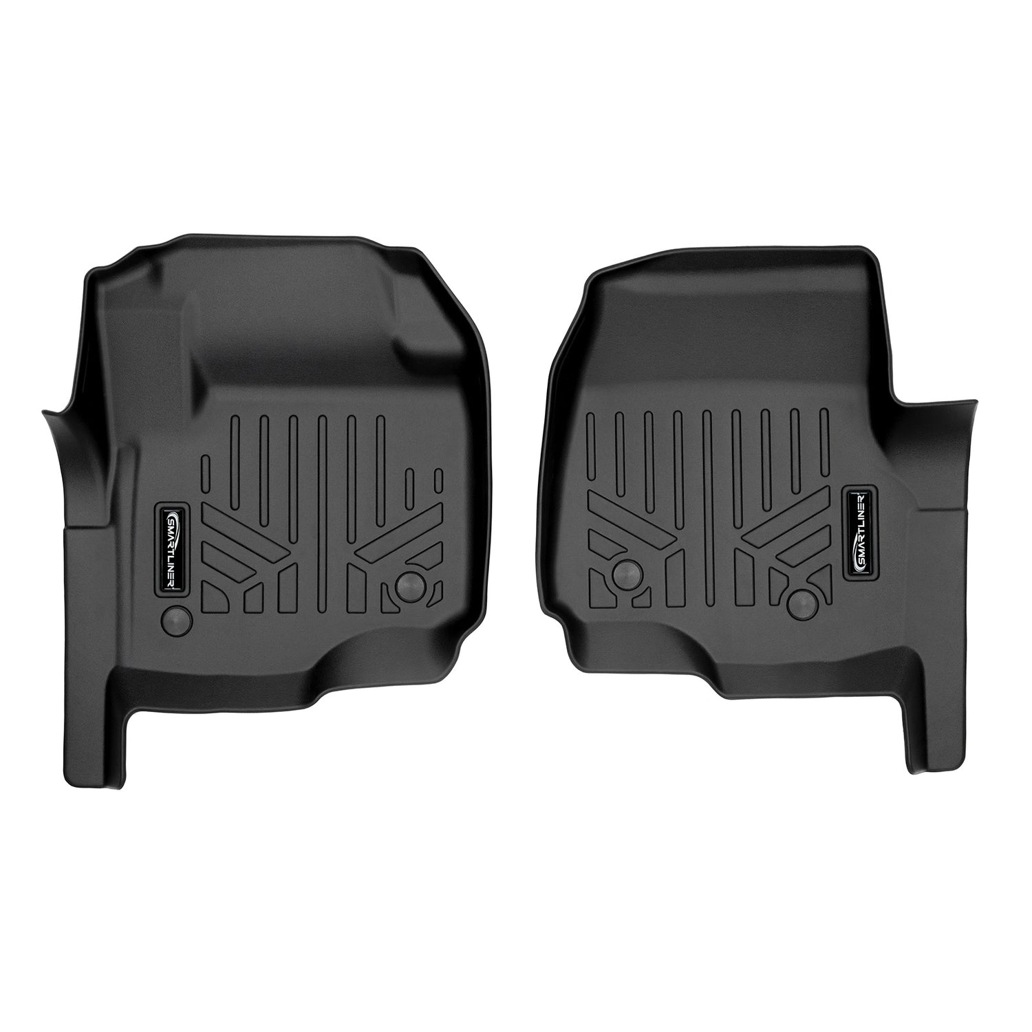 Floor Mats 1st Row Liner Set <br> 17¨C22 Ford F-250¨C450 SD Super/Crew Cab