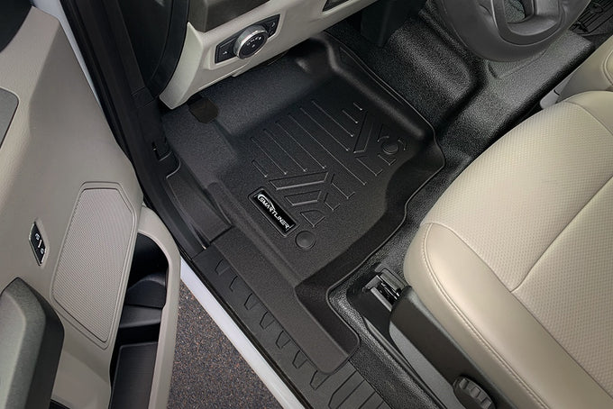 Floor Mats 1st Row Liner Set <br> 17¨C22 Ford F-250¨C450 SD Super/Crew Cab