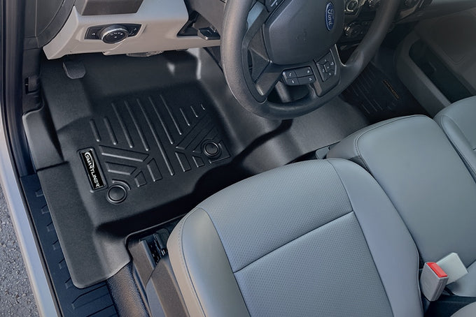 Floor Mats 1st Row 1pc Liner <br> 17¨C22 Ford F-250¨C450 SD Super/Crew Cab